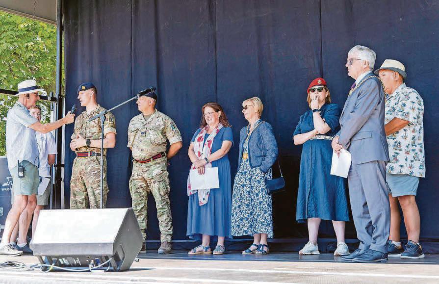 Crowds turn out to mark Armed Forces Day in town