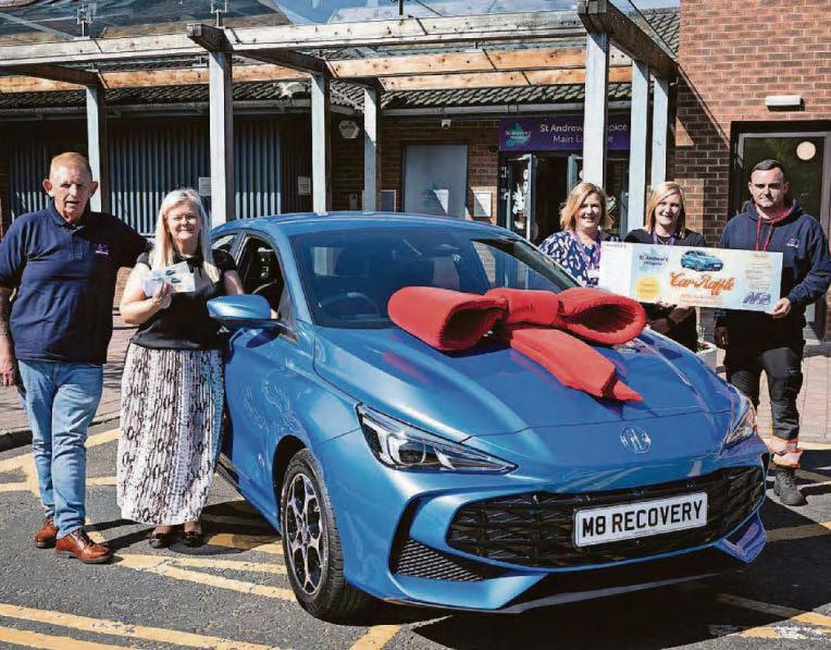 Revving up for annual hospice car prize raffle