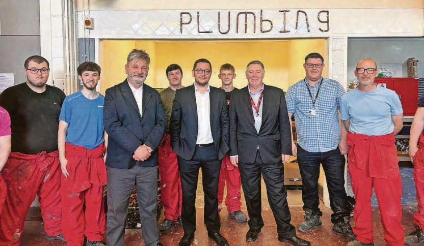 Apprenticeships hailed as crucial by area's key pair