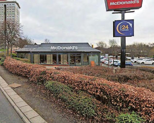 Customer landed on car bonnet