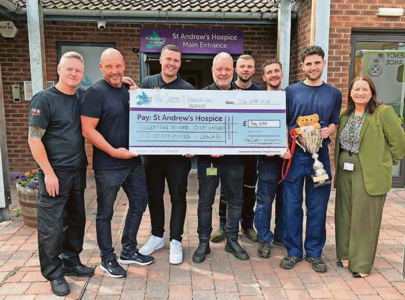 Drinks firms team up to net £34k for hospice