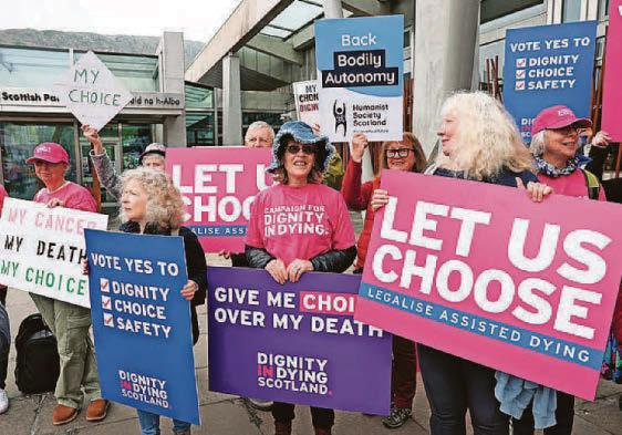 Assisted dying bill is about personal choice at end of life