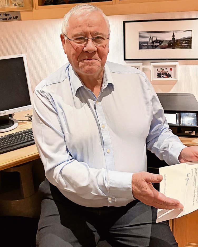 Royal recognition was a surprise to Sir Adam
