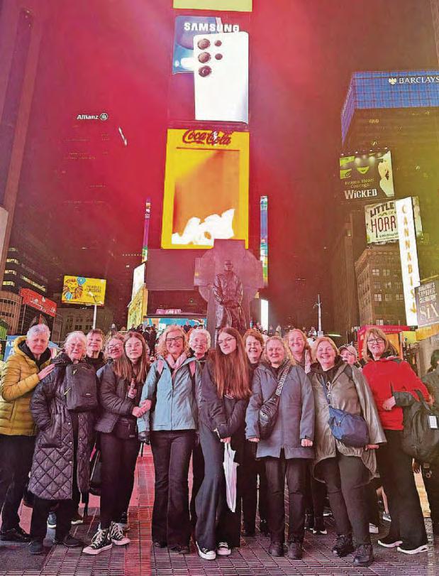Our wee choir in the Big Apple