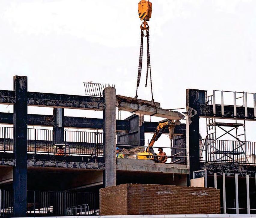 Complex issues hit multi-storey demolition work