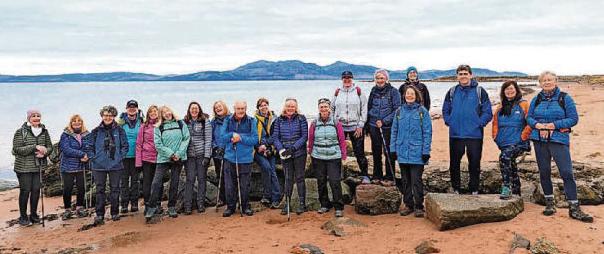 Ayrshire walkers raise funds for coastal path