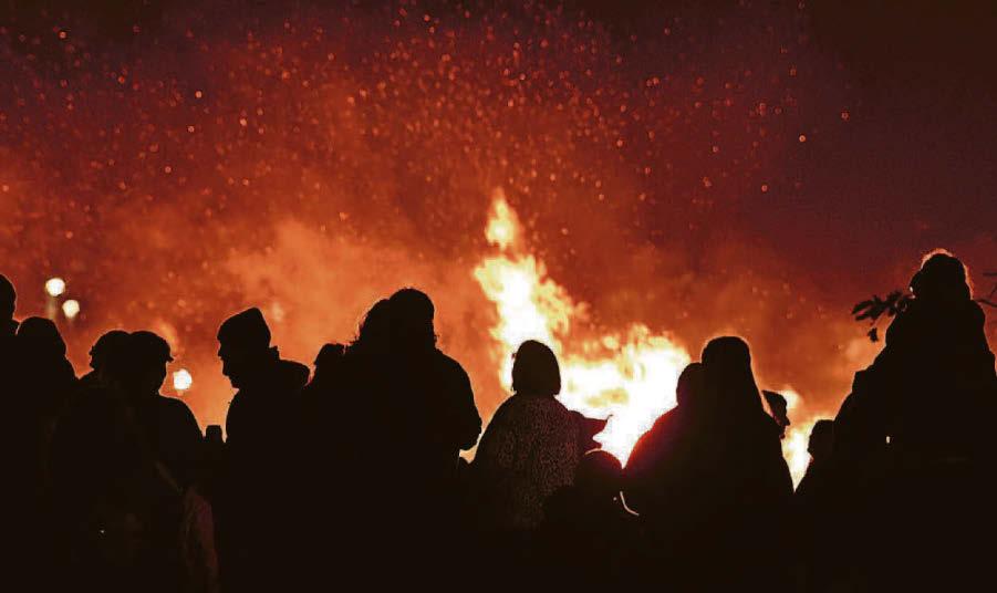 No violence against fire crews on Bonfire Night