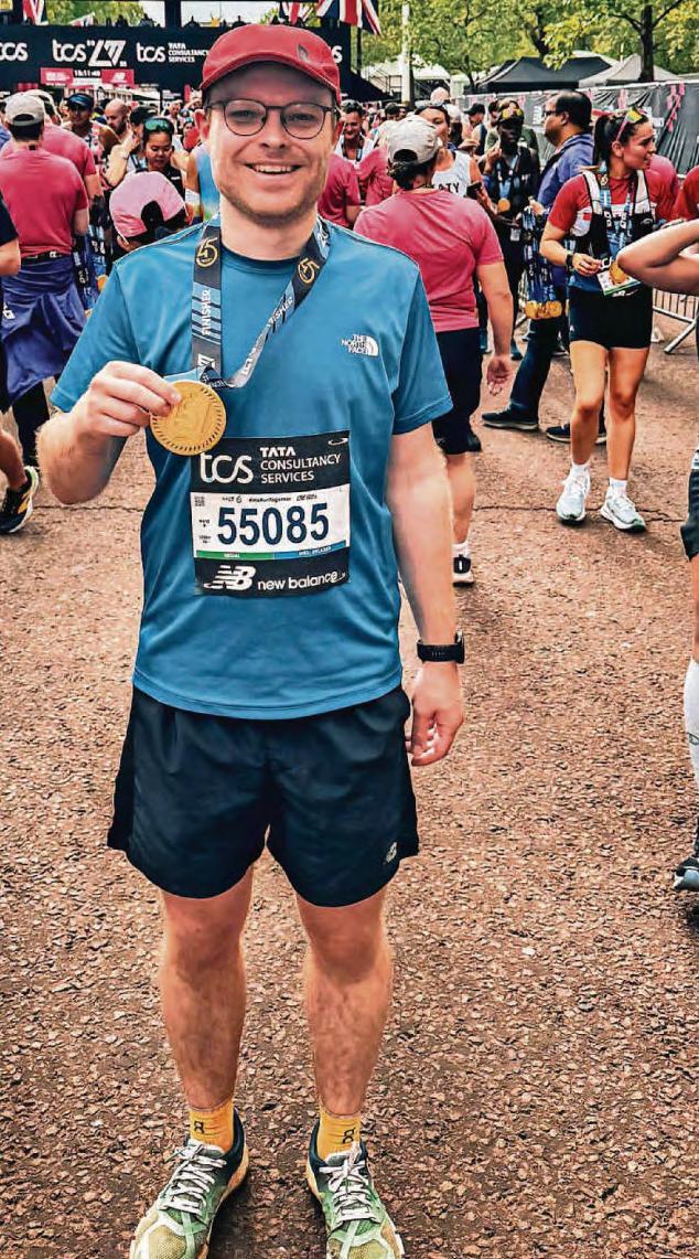 Marathon man Shanks has an amazing time on London run