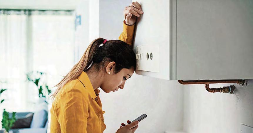 What can I do if my boiler has broken down?