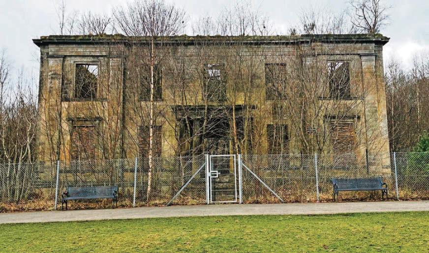 Restoration plans for historic park buildings