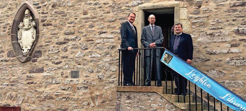 Royal visitor for historic library