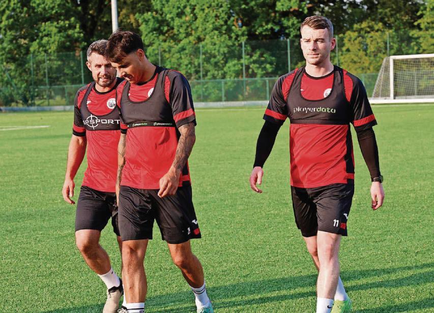 Binos are back to work for pre-season training