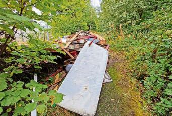 Fly-tipping has left site in 'squalid' mess