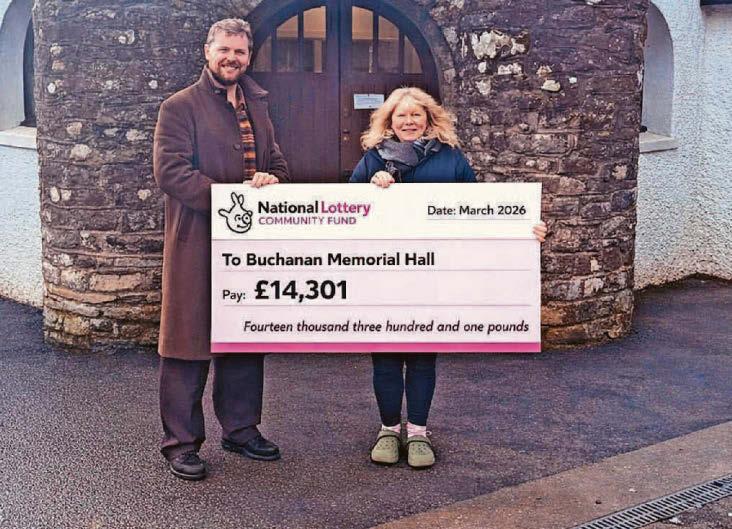 Lottery boost for memorial hall work
