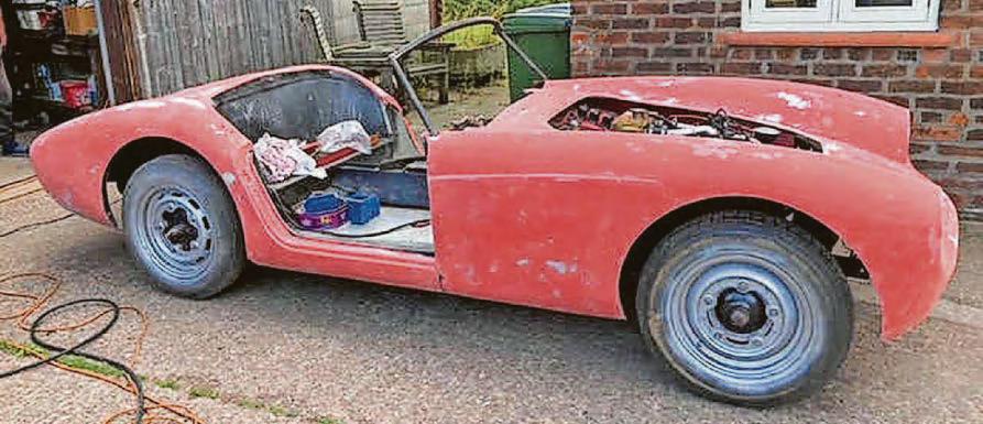 Mothballed for more than fifty years - but sports car will ride again