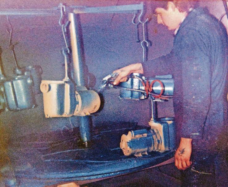 Picturing some happy times at the old Tipton pump factory