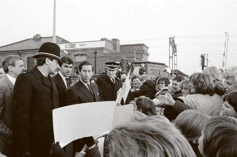 A flying visit to Tipton from the Prince of Wales