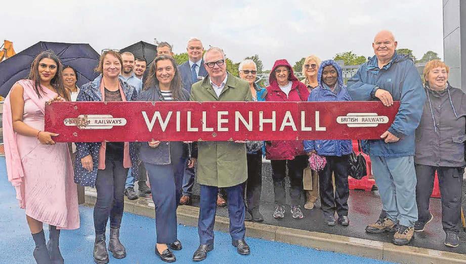Historic sign returns to station