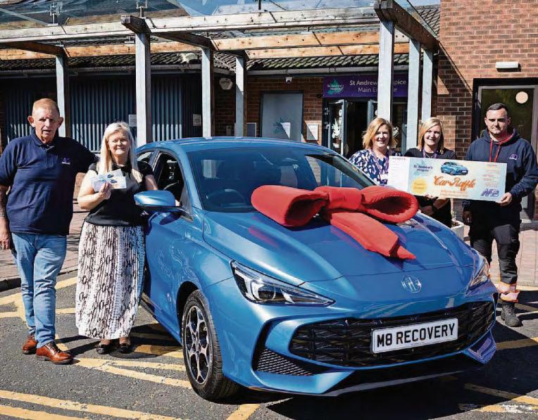 Revving up for annual hospice car prize raffle