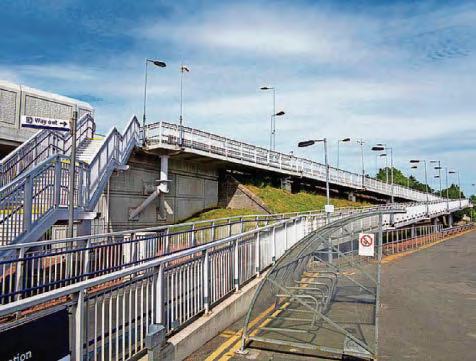 Compensation for woman thrown onto rail line