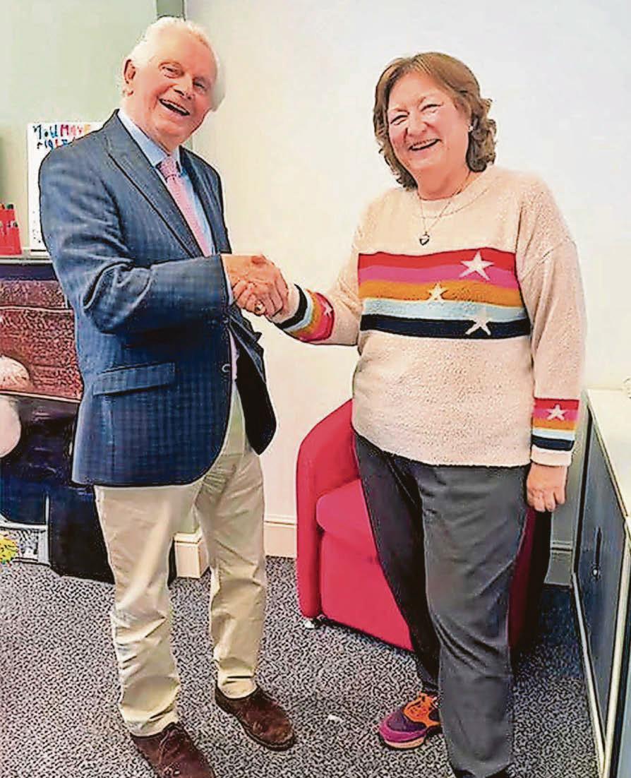 Fond farewell to treasurer John