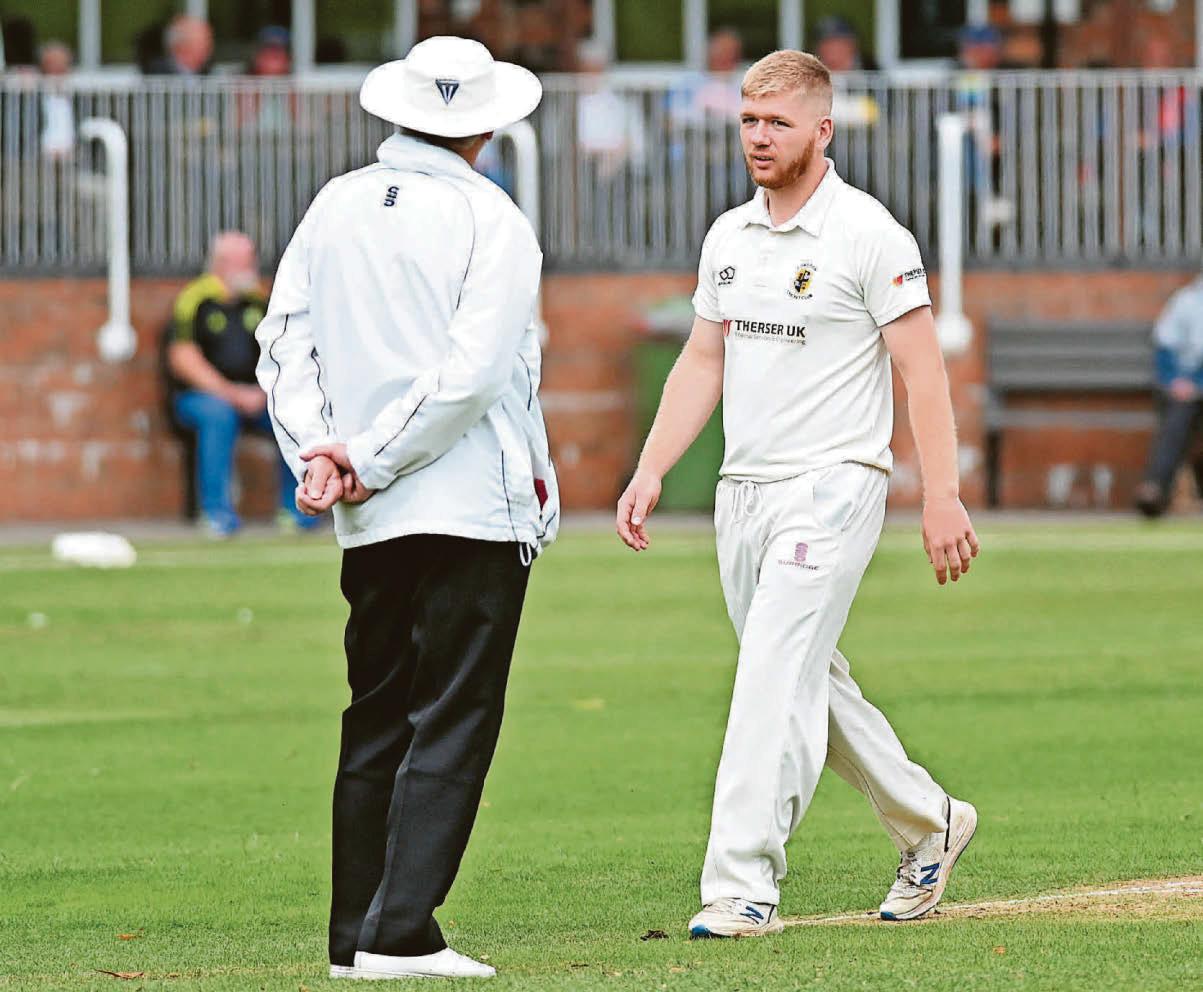 Sam's century the centrepiece as Leek's good start continues