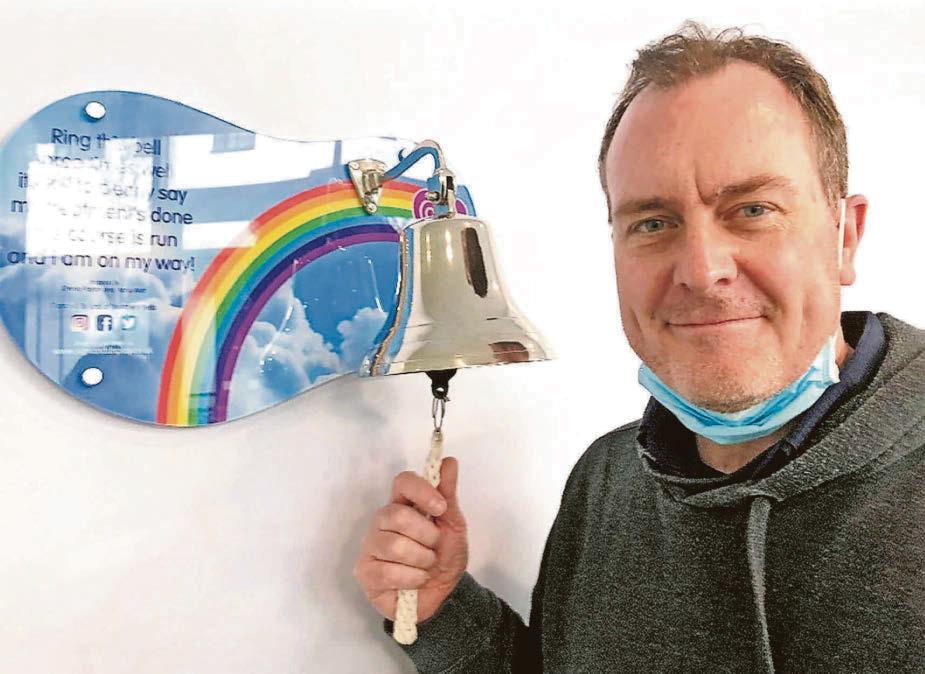 Gavin overcomes battle with cancer to receive art honour