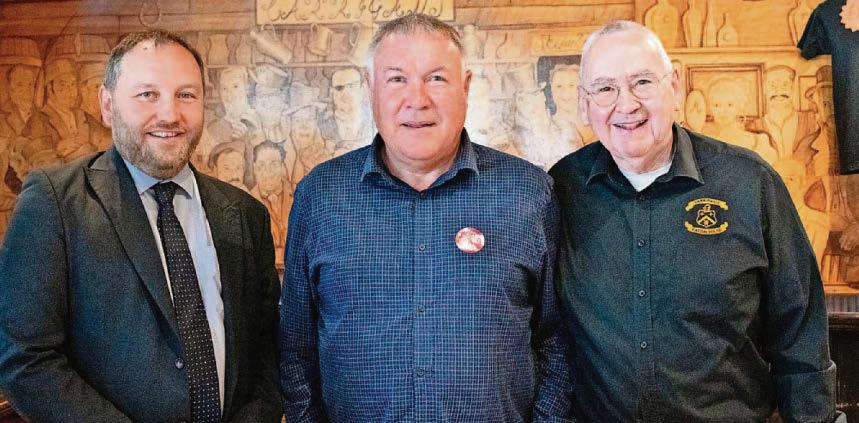 Big issues raised while candidate visits restaurant