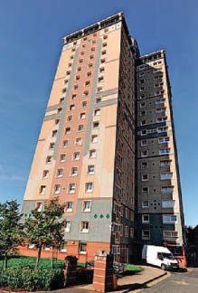 Knife yob caught in tower block