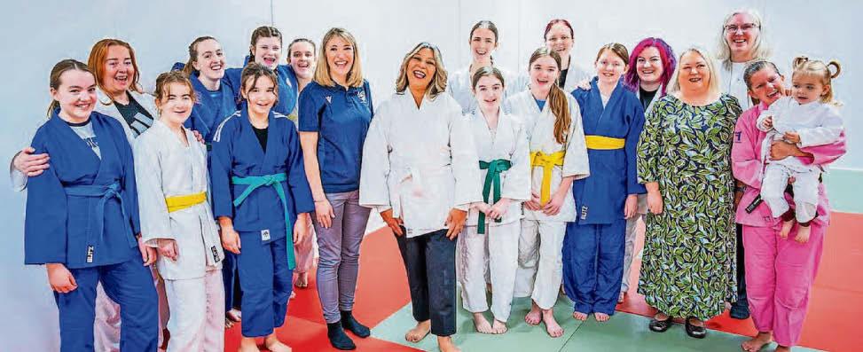 Hamilton judo girls take Stewart to the mat for sport week