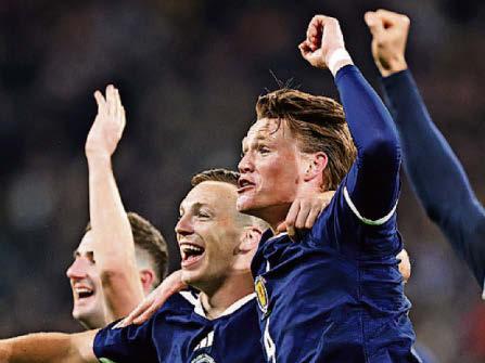 FAMILY CELEBRATION AFTER HAMPDEN HEROICS