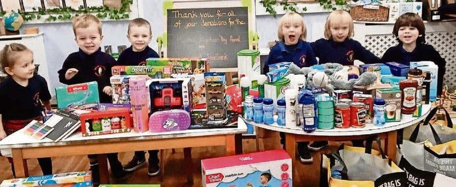 Christmas joy was in no short supply for group