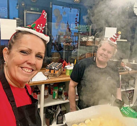 Bakery staff cook up free Christmas feasts