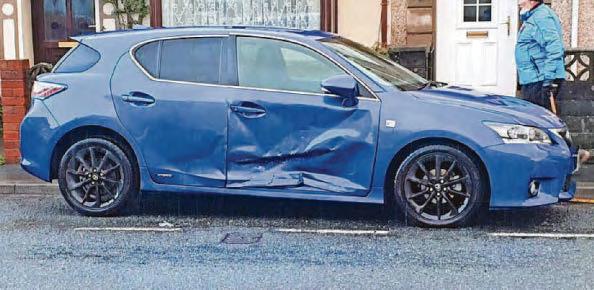 'Racetrack' street sees six cars written off in five days