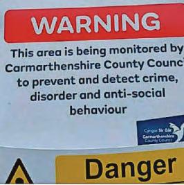 Youths seen climbing into unstable buildings