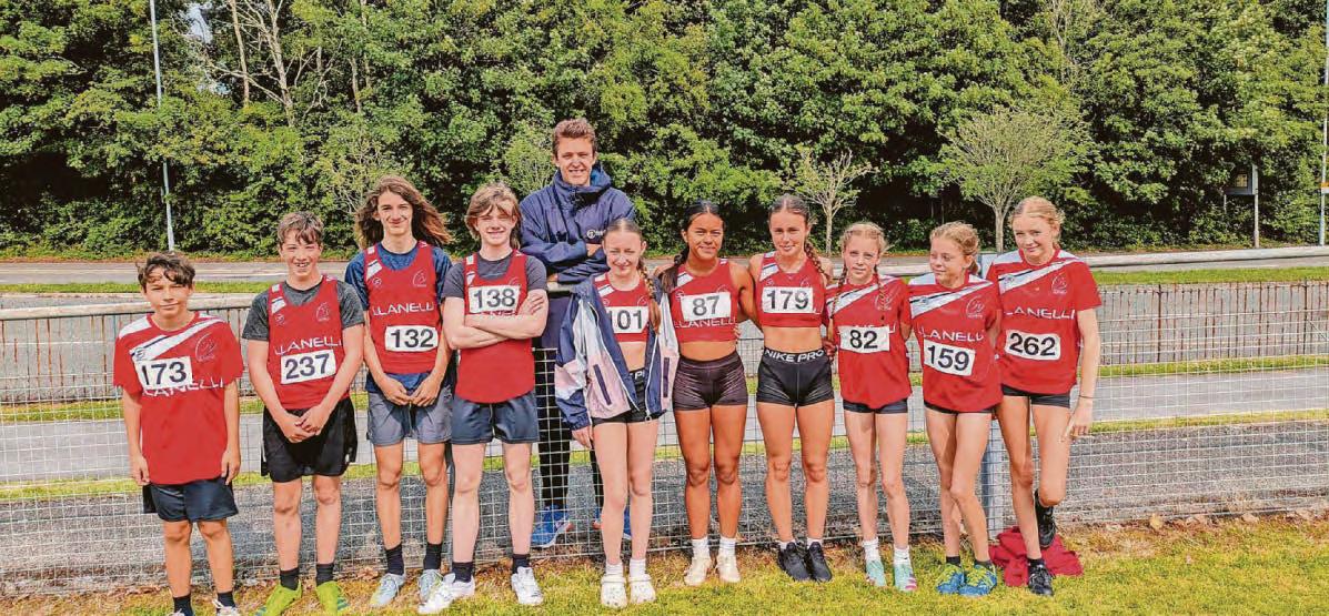 YOUNG STARS SET BEST TIMES