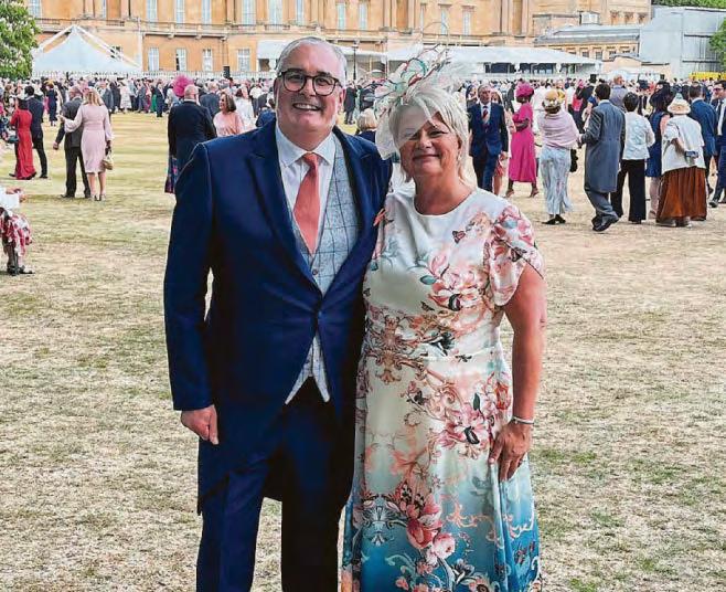 Palace party invite for pair's work with forces