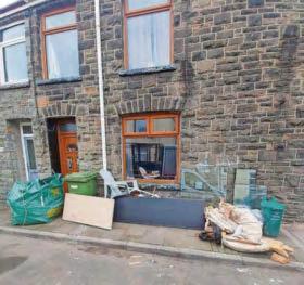 Waste collector used pavement at his home as 'personal skip'