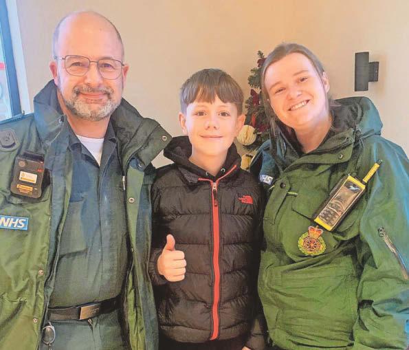'Little hero' jumps into action after mum fainted at wheel
