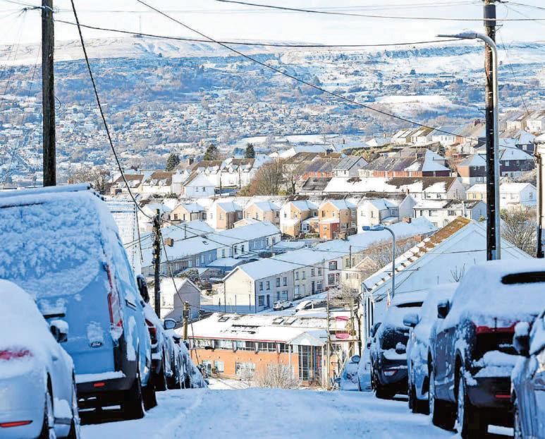 Winter wonderland for upper valleys