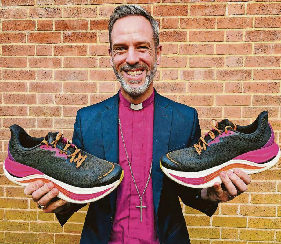 Running bishop to join race day congregation
