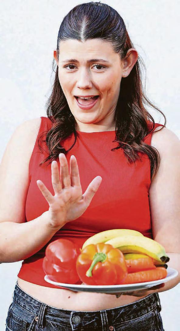 Five-a-day is forbidden fruit for allergy woman