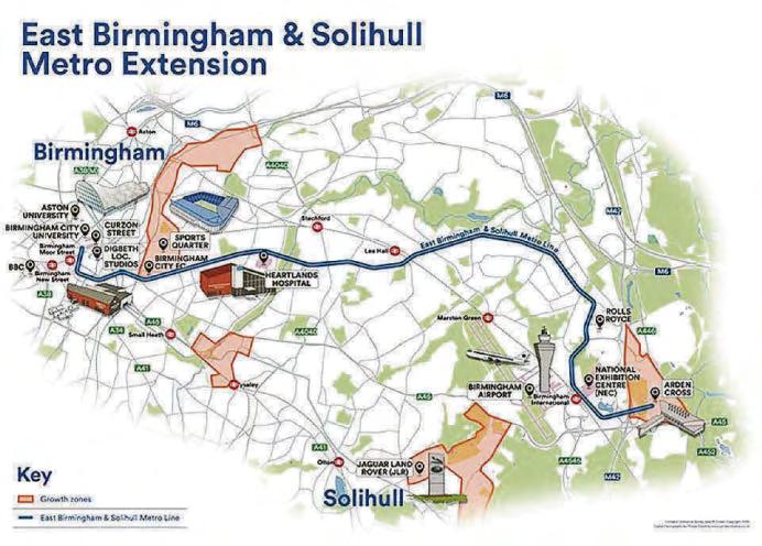 Tram extension route is revealed in draft map