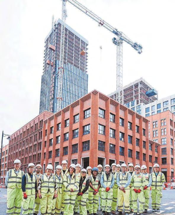 £302m Great Charles Street tower tops out