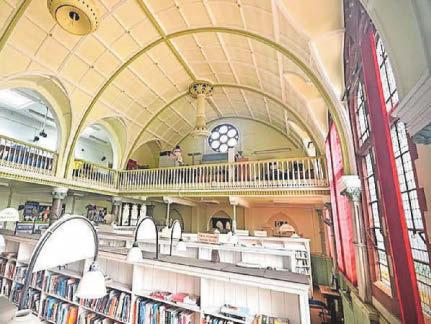Historic library frozen in time three years after closing