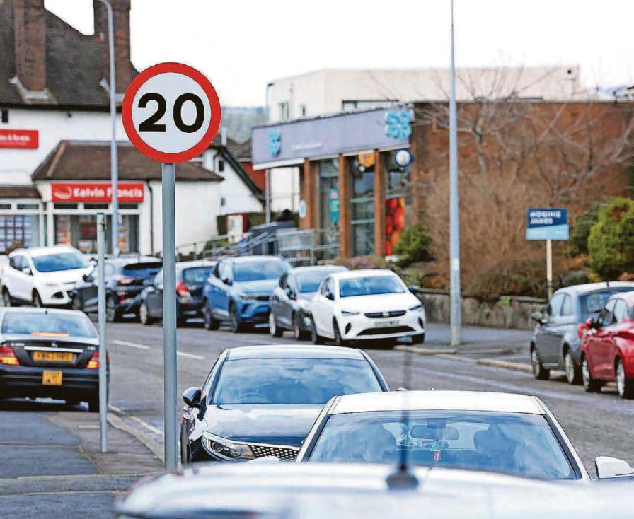 Drivers slow down after 20mph limit brought in