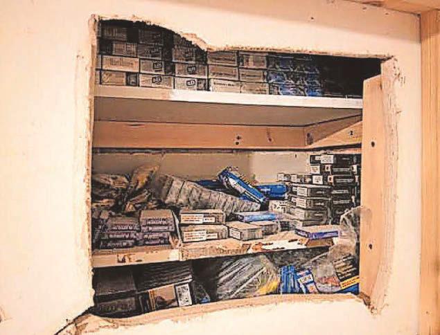 Shops slapped with closure orders after illegal products discovered stashed in 'hides