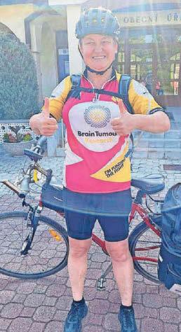 Councillor survives brush with death on epic cycle challenge