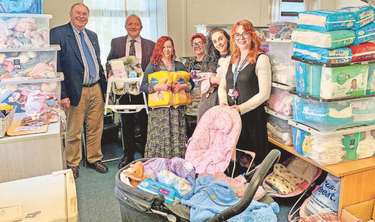 Leap of faith starts off baby bank with a huge help from Freemasons