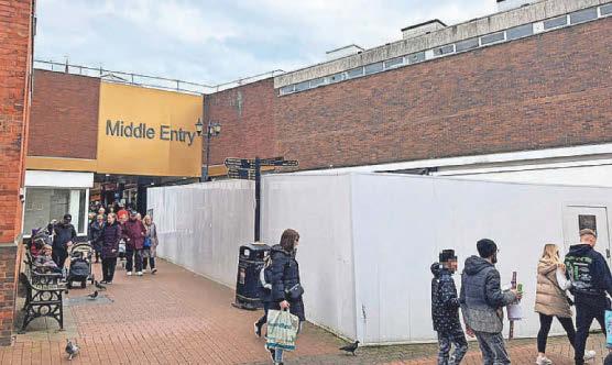 Celebration time as major works in town are ending